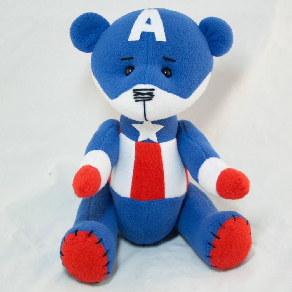 Super Teddy Bears Captain America Classic - Soft Toys