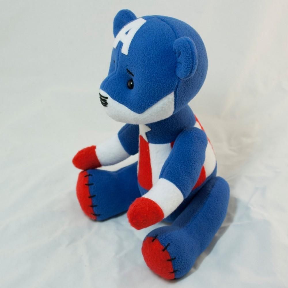 Super Teddy Bears Captain America Classic - Soft Toys