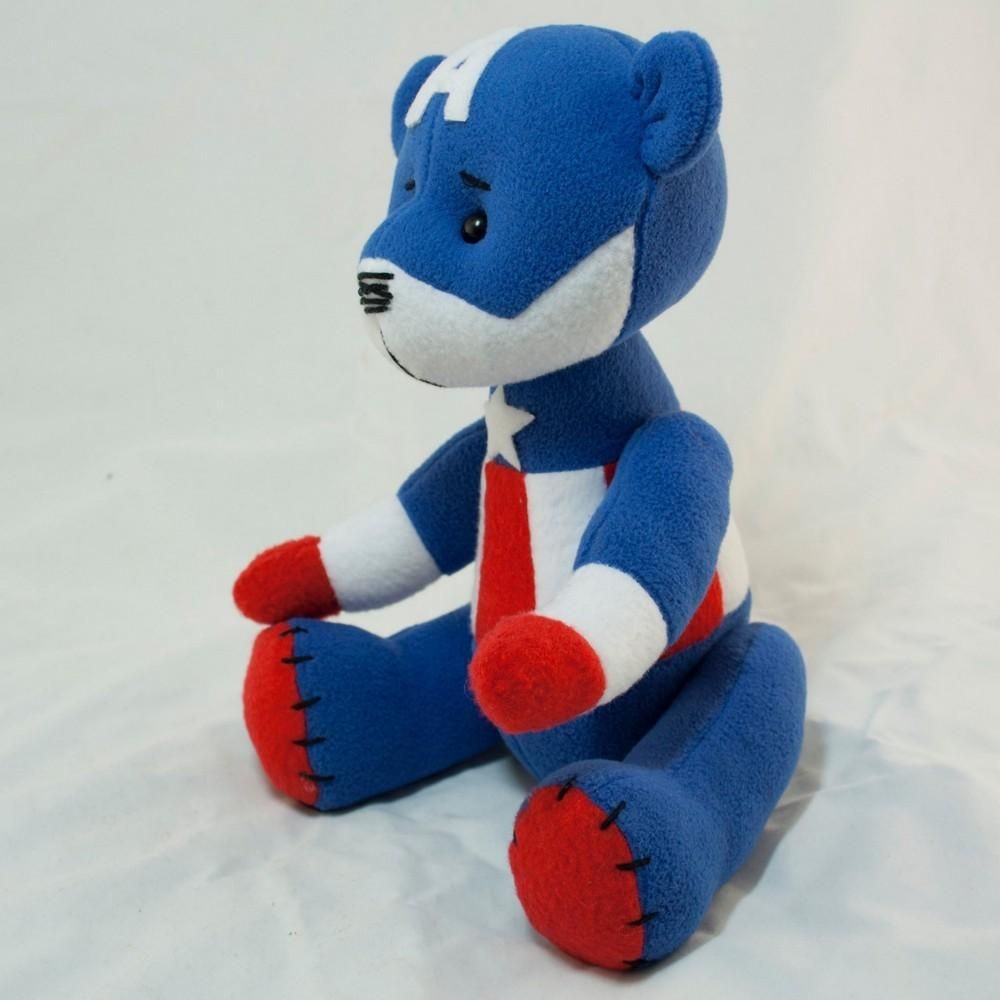 Super Teddy Bears Captain America Classic - Soft Toys