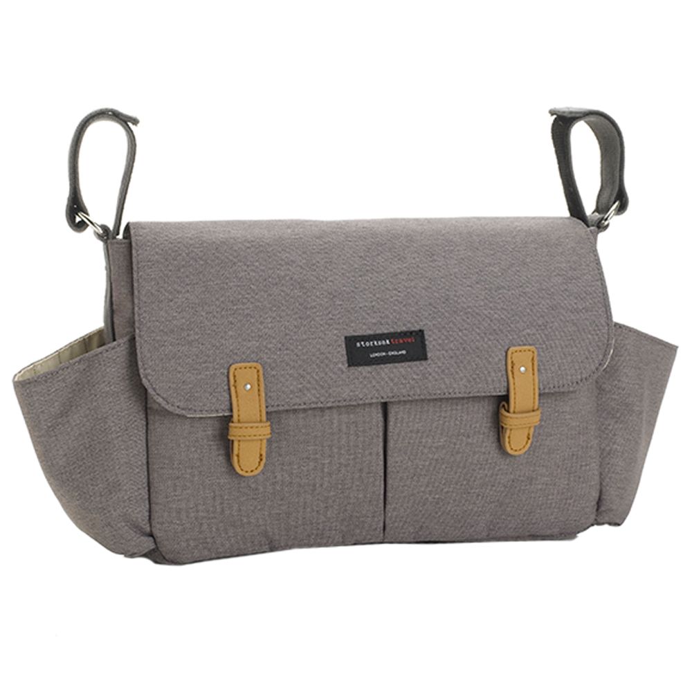 Storksak Grey Stroller Organizer