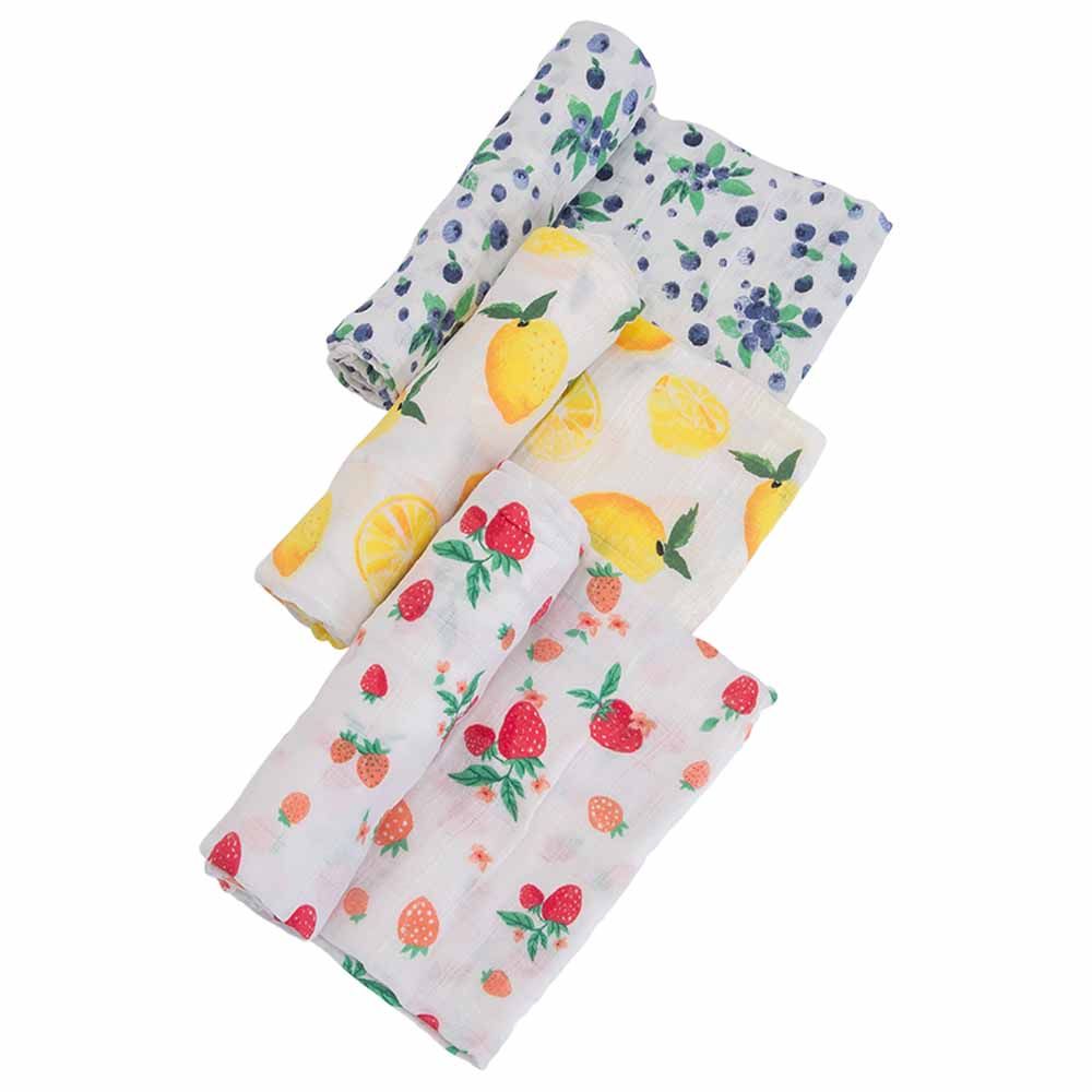 Little Unicorn Berry Lemonade Cotton Muslin Swaddle Set - 3pcs