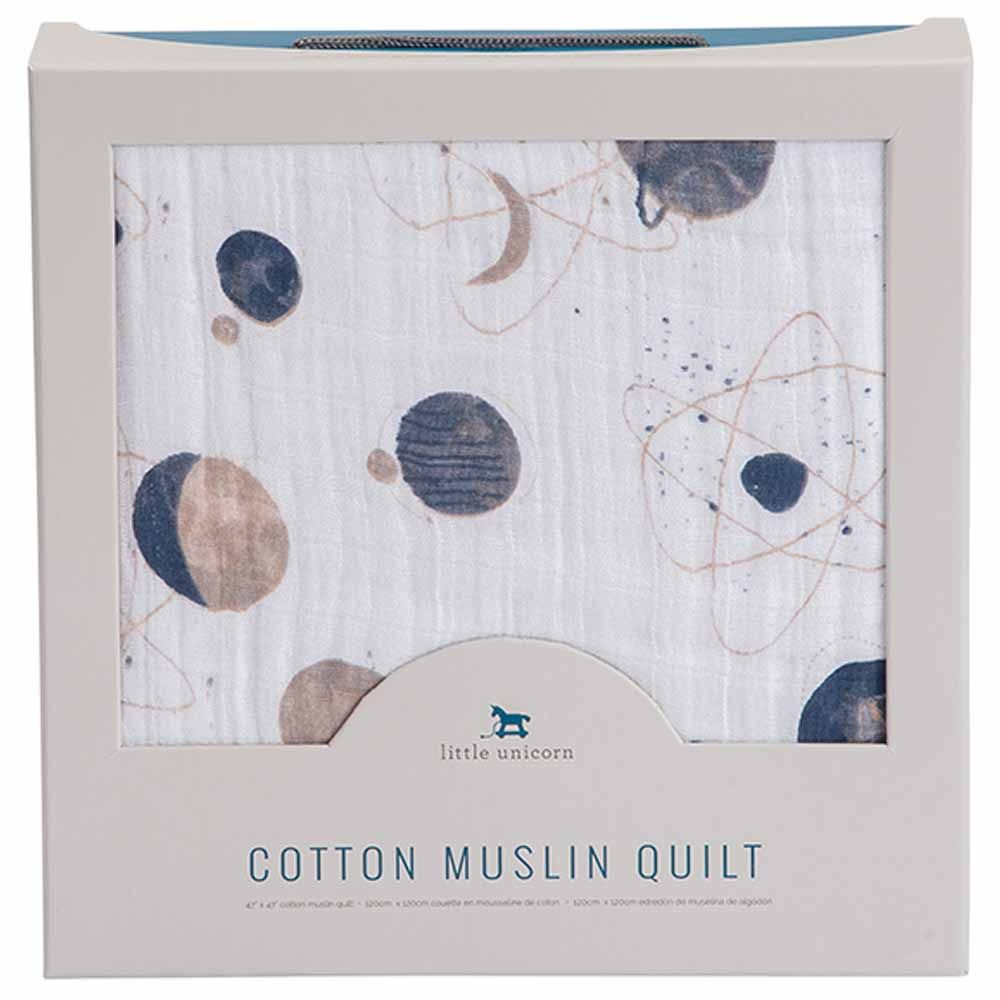 Little Unicorn Planetary Cotton Muslin Quilt