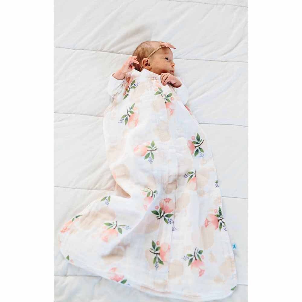 Little Unicorn - Cotton Muslin Sleep Bag - Water Color Rose - Medium