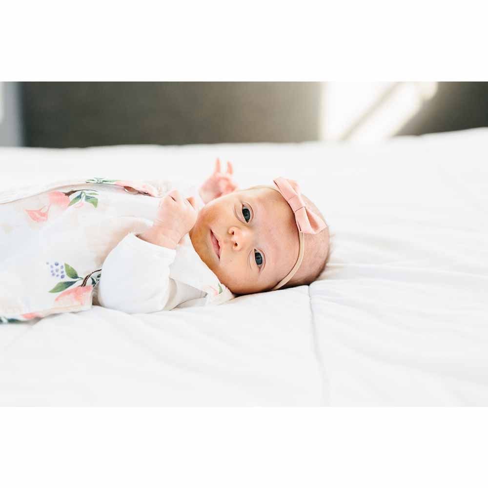 Little Unicorn - Cotton Muslin Sleep Bag - Water Color Rose - Medium