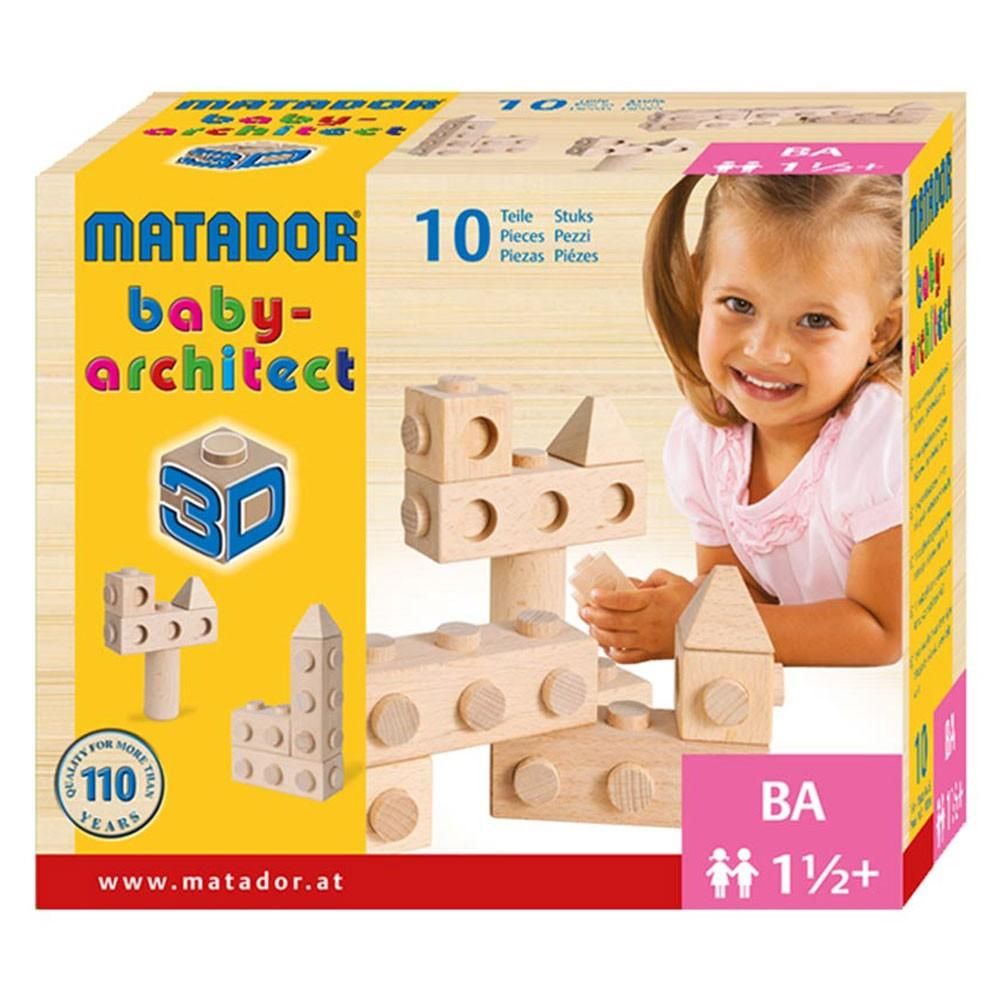 Matador 10pcs Baby Architect Building Blocks
