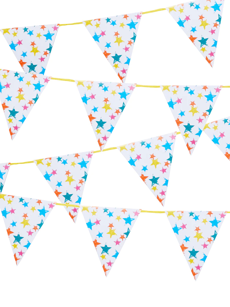 Talking Tables - Birthday Brights Rainbow Star Bunting