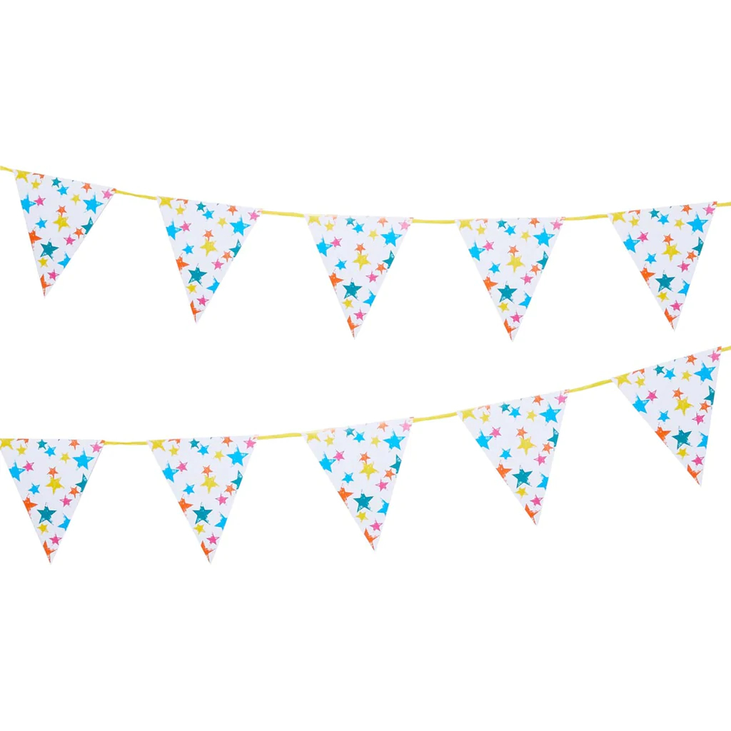 Talking Tables - Birthday Brights Rainbow Star Bunting