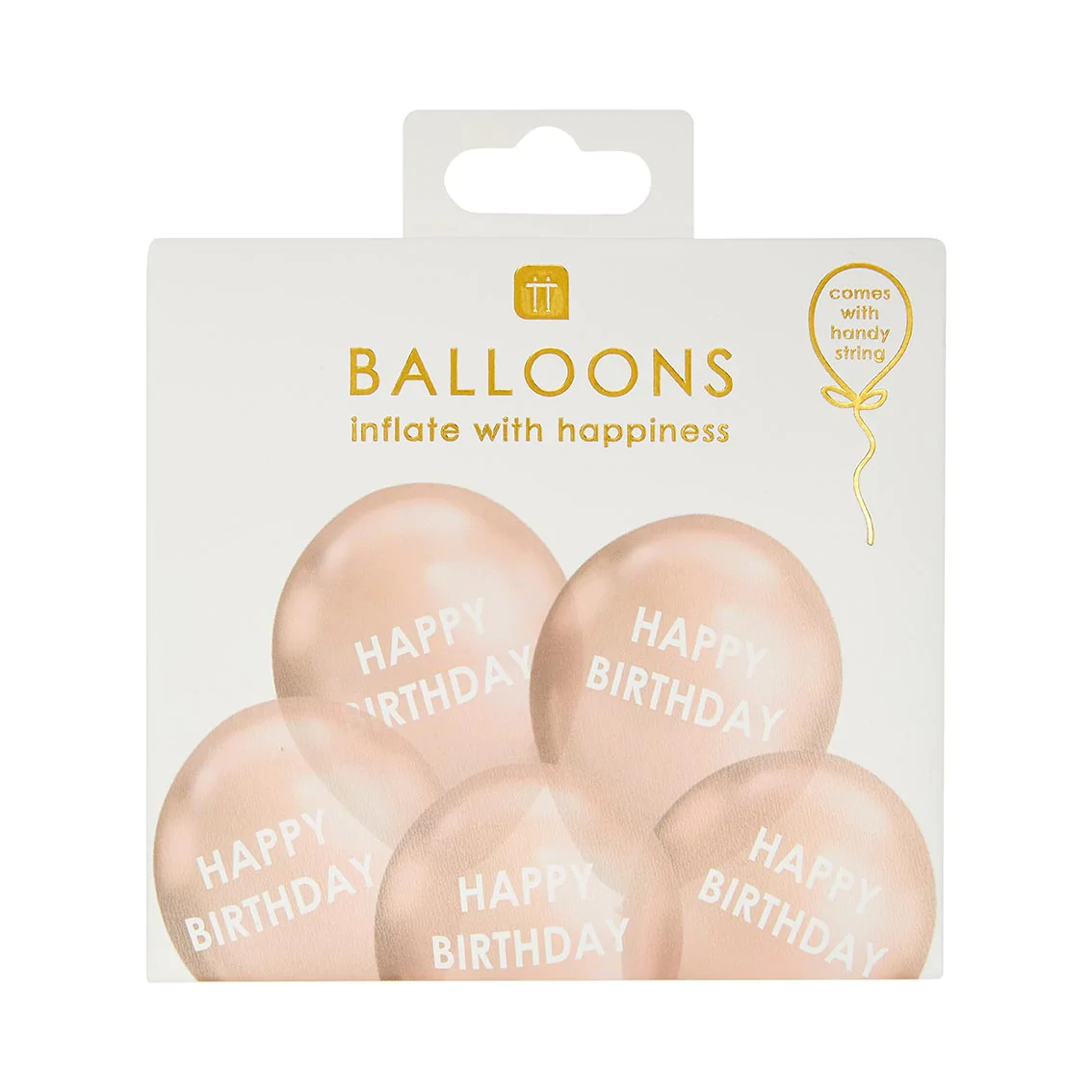 Talking Tables - Rose Gold Happy Birthday Balloons