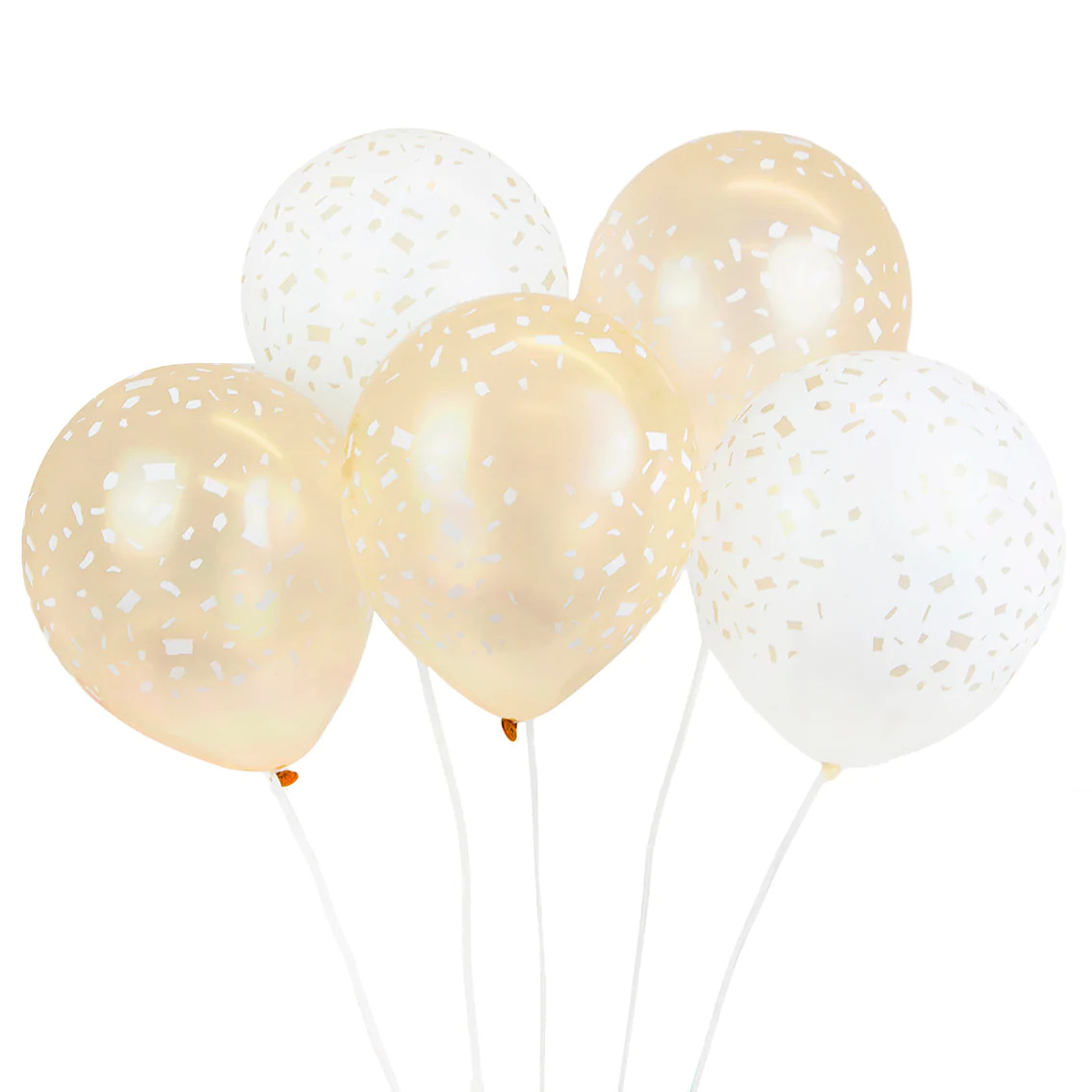 Talking Tables - White and Gold Confetti Balloons