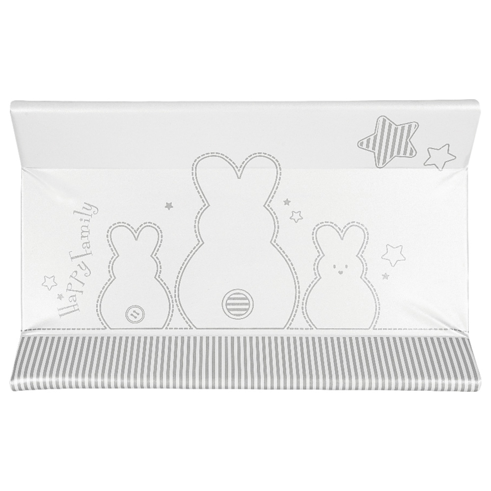 Brevi - Changing Mat Idea-Antibacterial - 3 Rabbits Grey