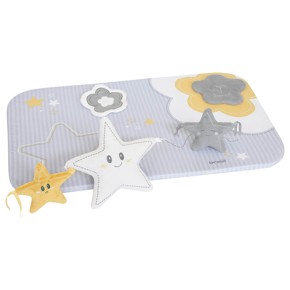 Brevi - Soft & Play Compact Fold Playpen - Starry Sky