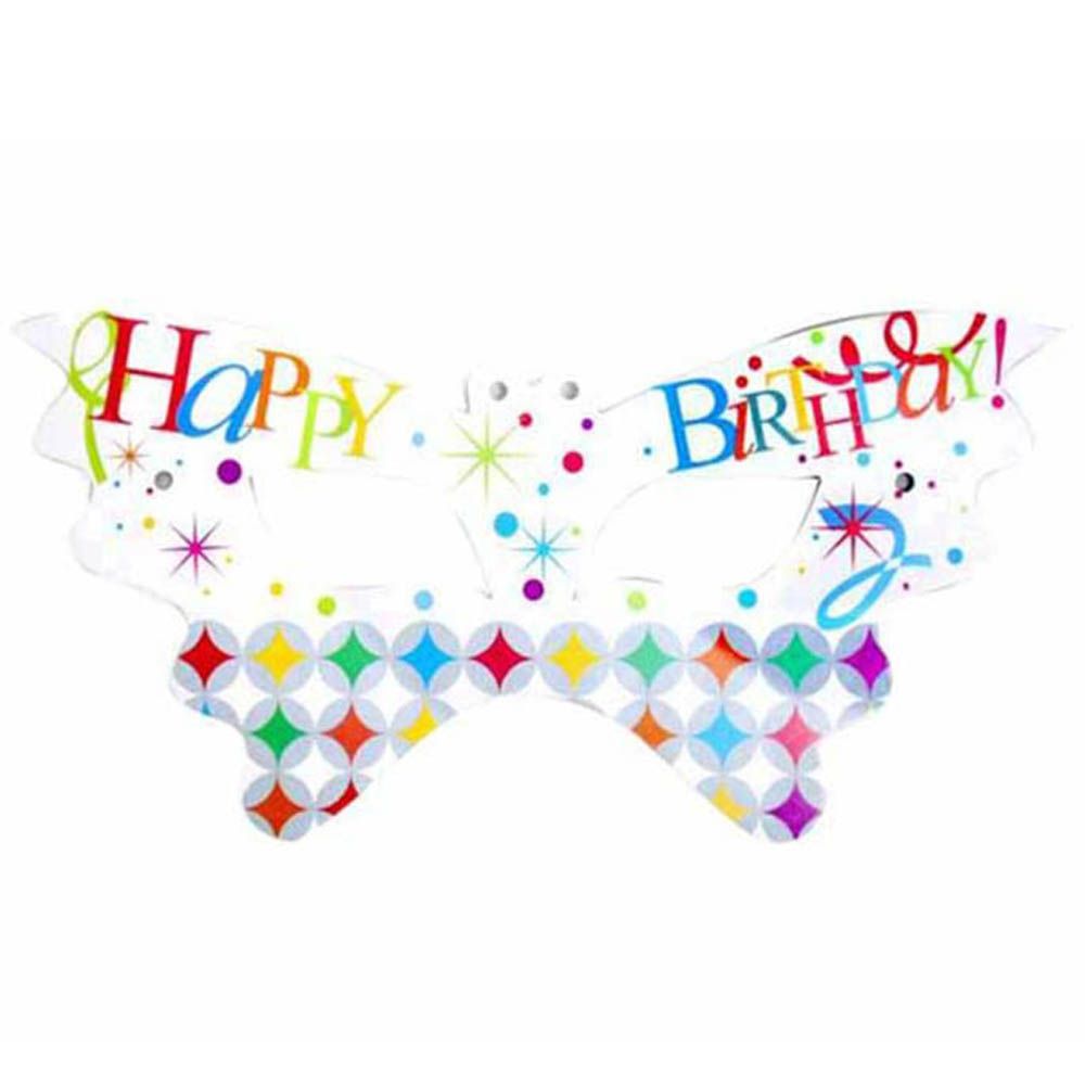 Tamona - 10-Piece Happy Birthday Theme Eye Mask Set