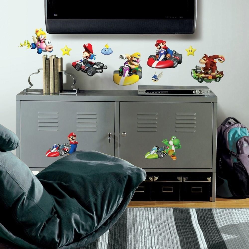 Room Mates Mario Kart Wii Wall Decals