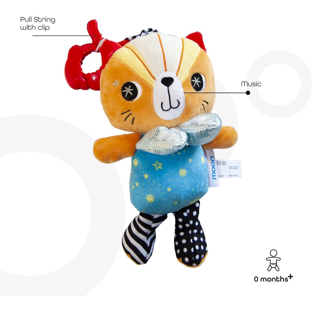 Moon - Trek One Fold Stroller & Cat Pull String Toy