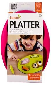 Boon - Platter Edgeless Stayput Divider Bowl - 3 Pack
