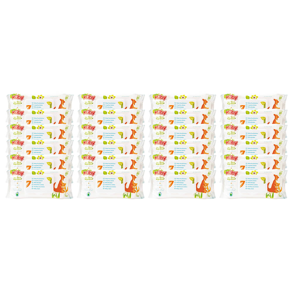 Nuby - Baby Wipes Pack Of 24 - Combo