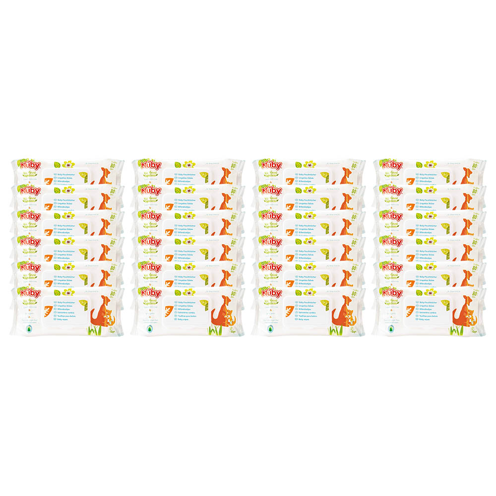 Nuby - Baby Wipes Pack Of 24 - Combo