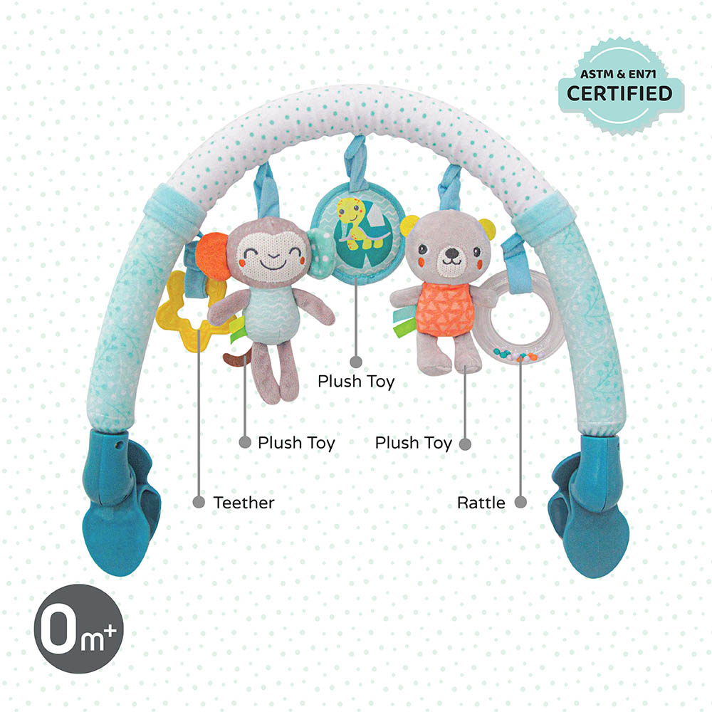 Moon Jungle friends Activity toy bar