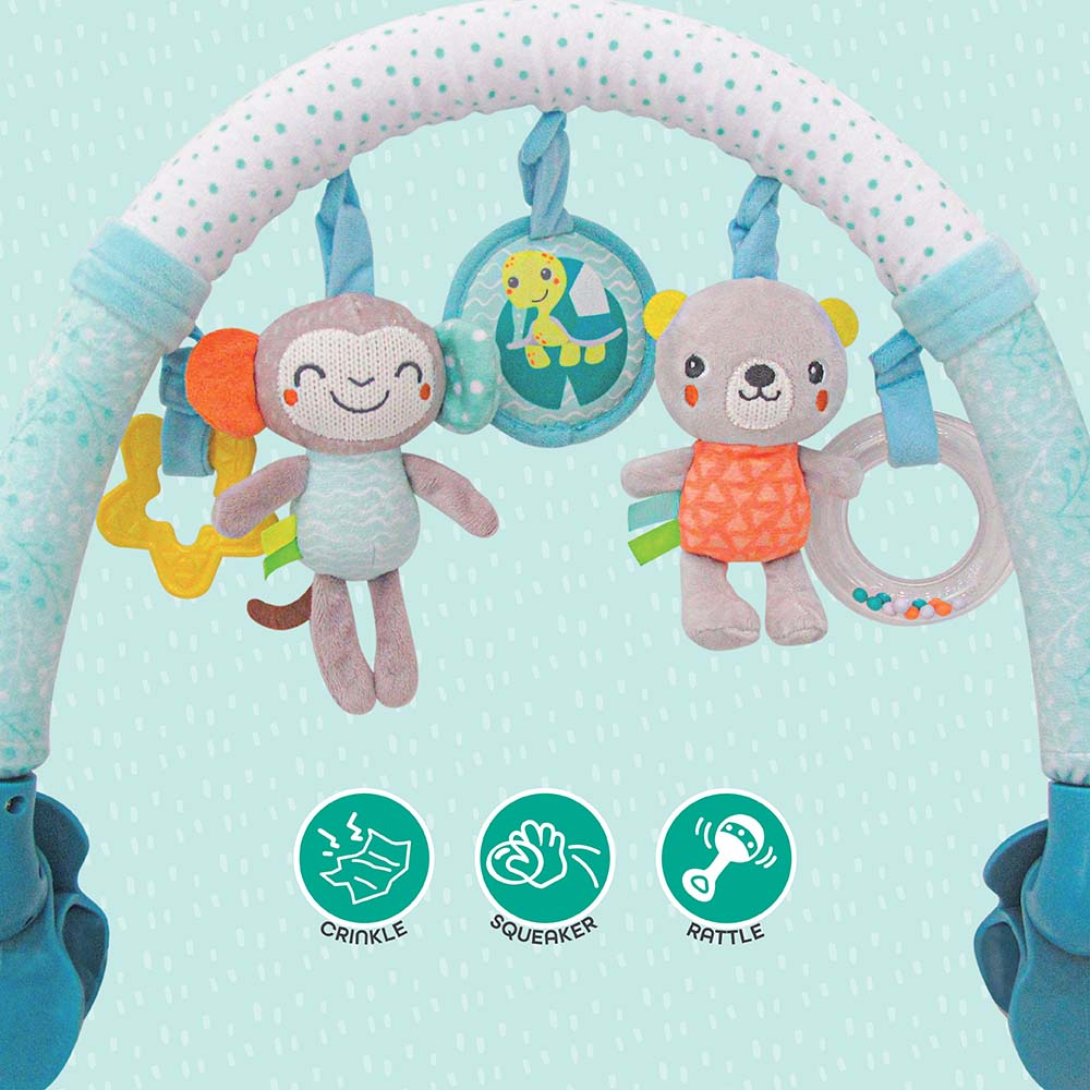 Moon Jungle friends Activity toy bar