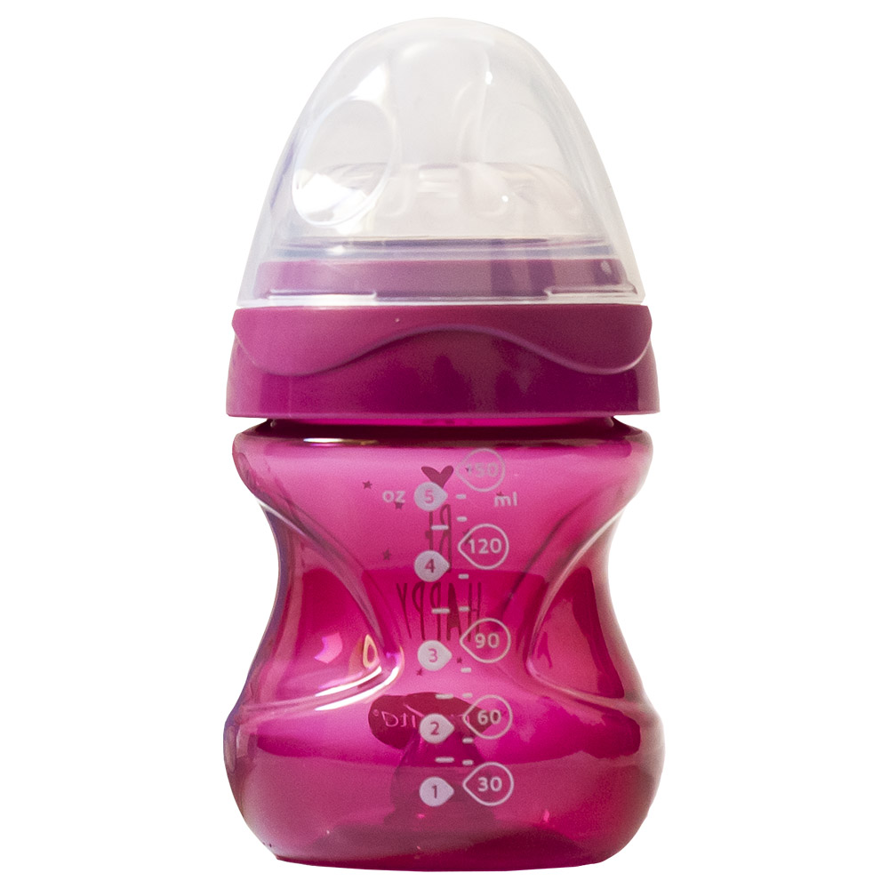 Nuvita - Mimic Cool Anti Colic Baby Bottles 150ml - Dark Pink