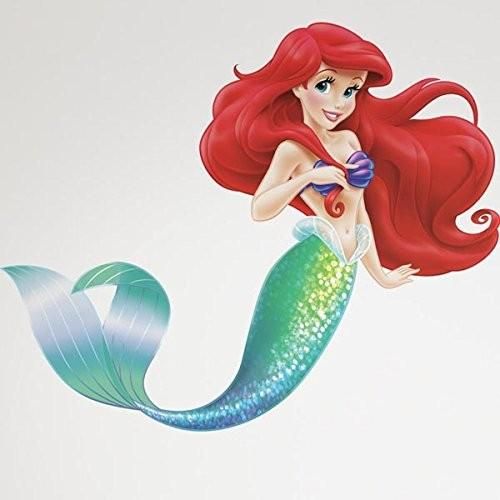 Room mates The Little Mermaid Peel And Stick Giant Wall Decals