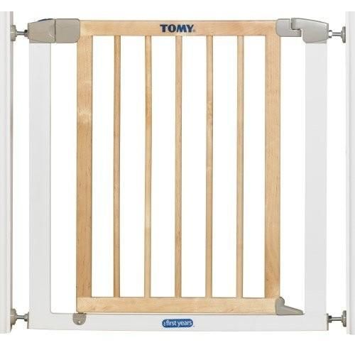 The First Years Pressure Fit Wood and Metal Gate