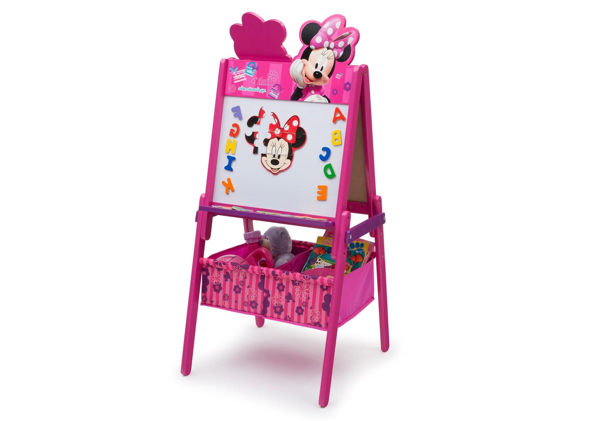 Delta Children Minnie Mouse Wooden Easel with Storage