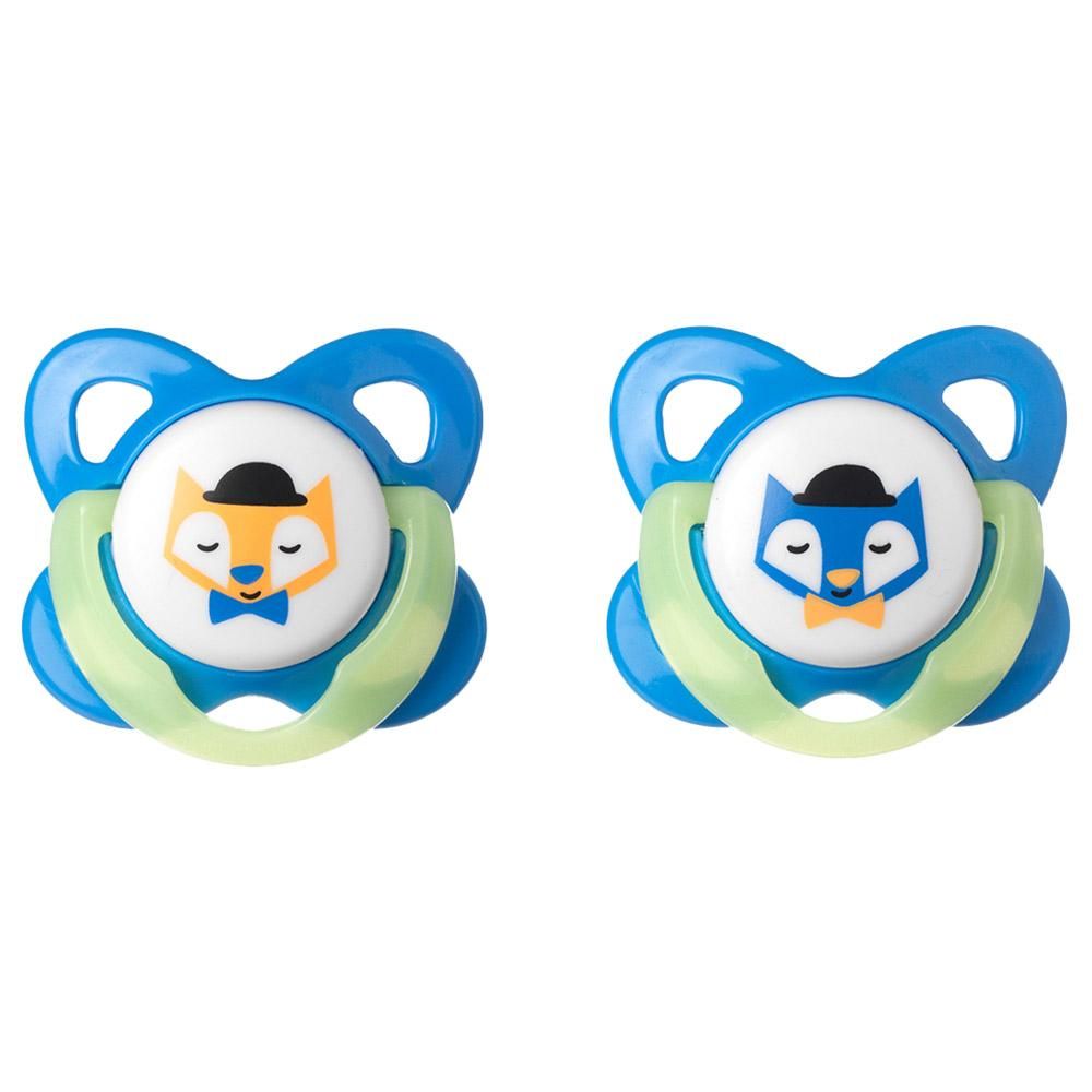 Tommee Tippee 2pcs Glow in the Dark soother 6-12m