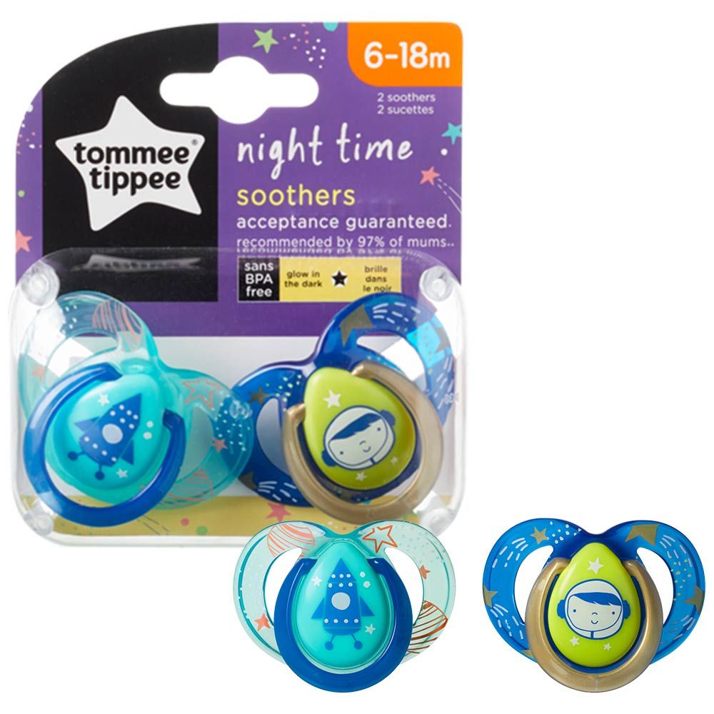 TT - Closer to Nature 2pcs. Soother - Rocket ShipBoy 6-18m