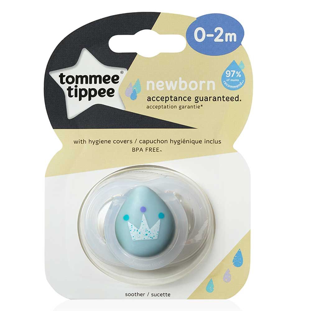 Tommee Tippee - 1x 0-2M Newborn Anytime Soother Boy