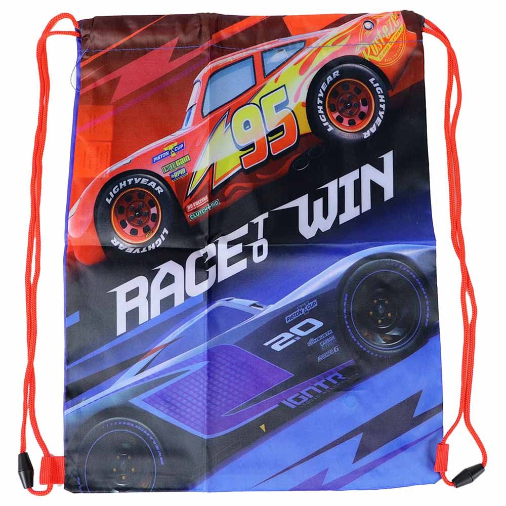 Disney - Cars Drawstring Bag /Shoe Bag Rucksack For Kids