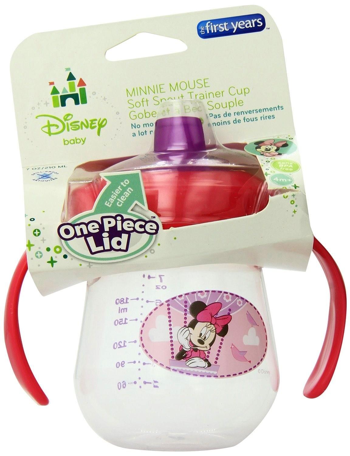 The First Years Minnie Soft Spout Trainer Cup with Handles - 7oz