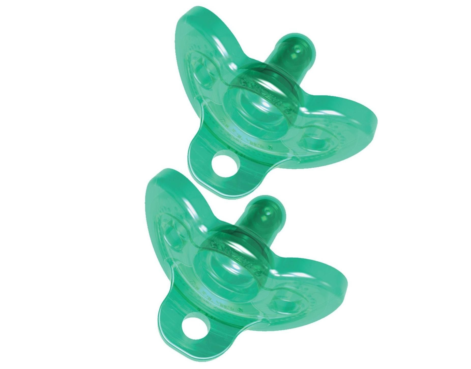 The First Years Green Gum-Drop Newborn Pacifier, 0-3m