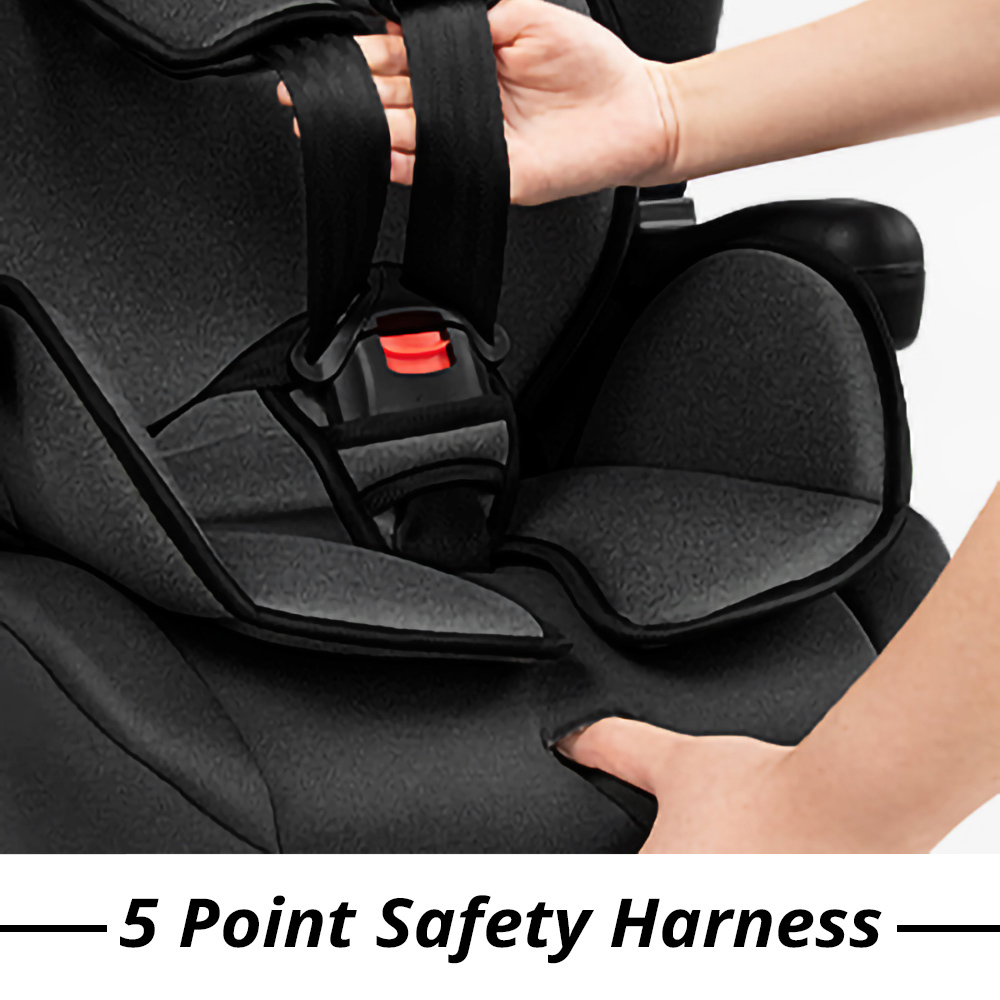 Teknum Pack and Go Foldable Car Seat w Ace Ivory Diaper Bag