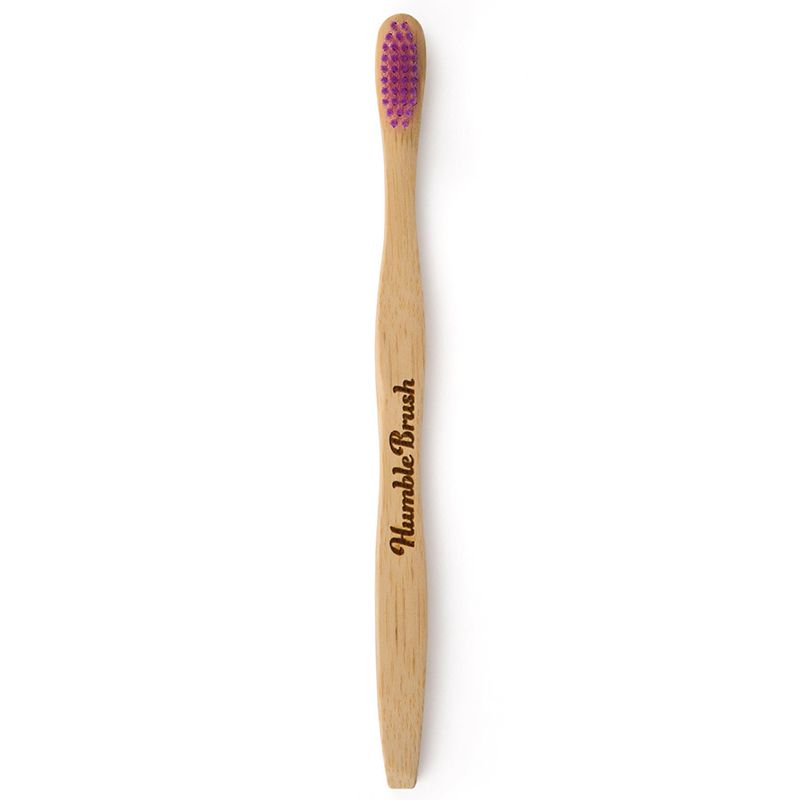 The Humble - Co Humble Brush Adult - Purple, Medium Bristles