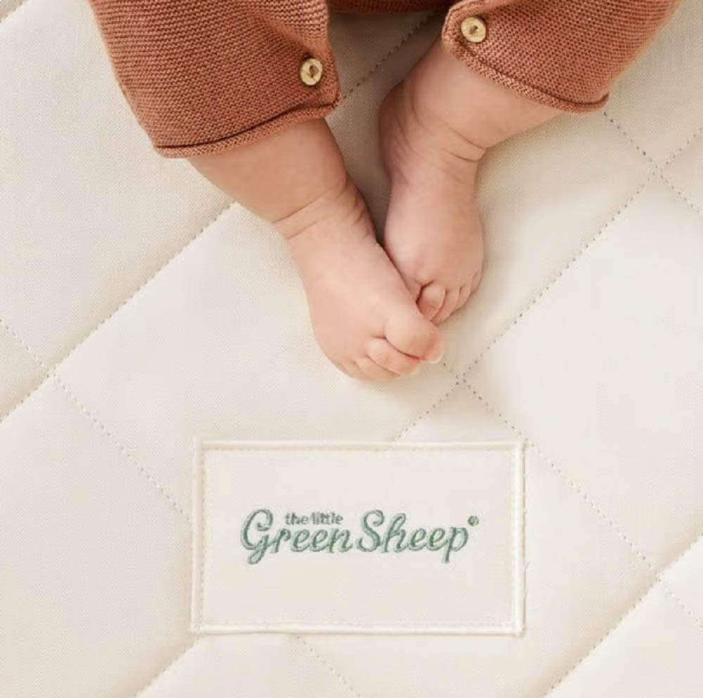 The Little Green Sheep - Twist Cot Bed Mattress for Chicco Next to Me Baby Bedside Crib - White