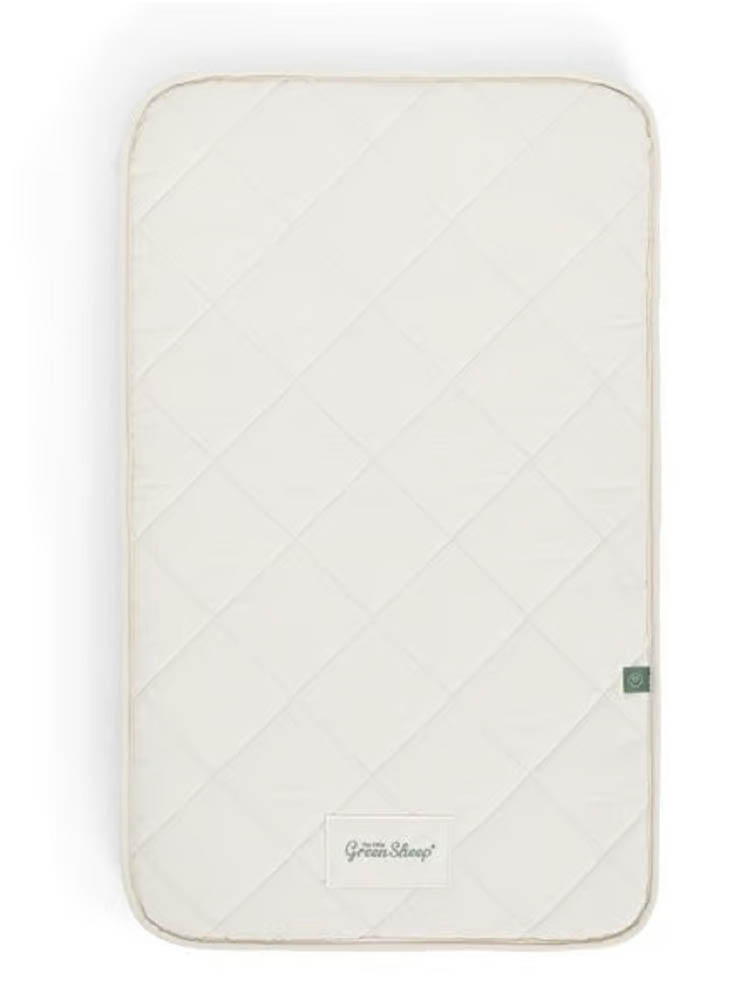 The Little Green Sheep - Twist Cot Bed Mattress for Chicco Next to Me Baby Bedside Crib - White
