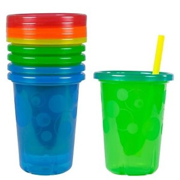 The First Years - Take & Toss - Straw Sippers 4 Value Pack