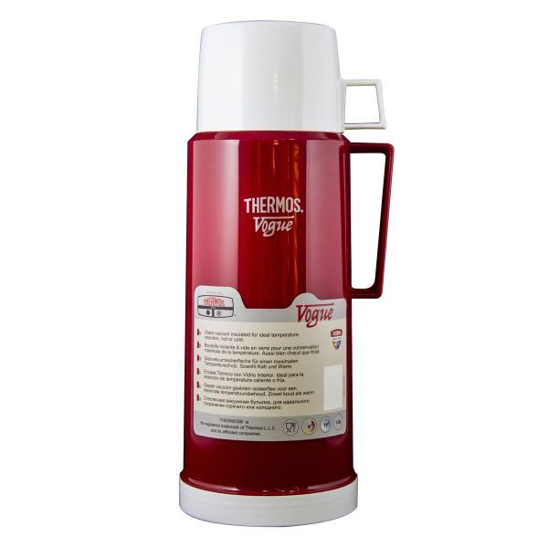 Thermos shop flask red