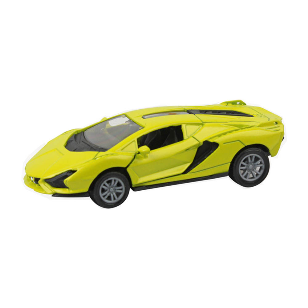 Tian Du - 1:32 Lamborghini Alloy Pull Back Car Can Open the Door Assorted 1Pc