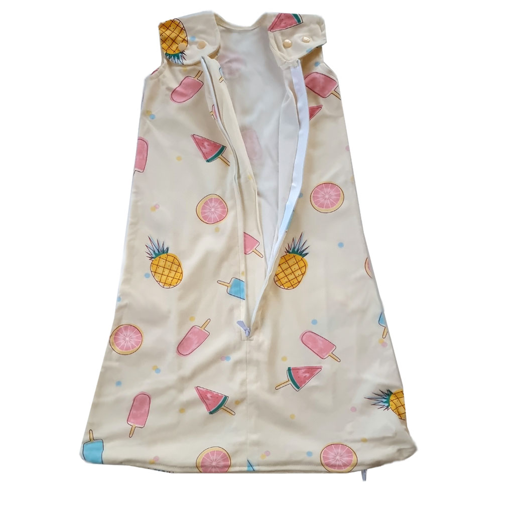 Tickle Tickle - Nap a Lil Organic Cotton Sleeping Bag - Pina Colada - 3Months - 3Years