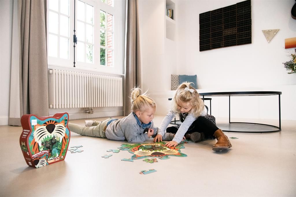 Scratch Europe - Tiger Contour Puzzle - 58Pcs