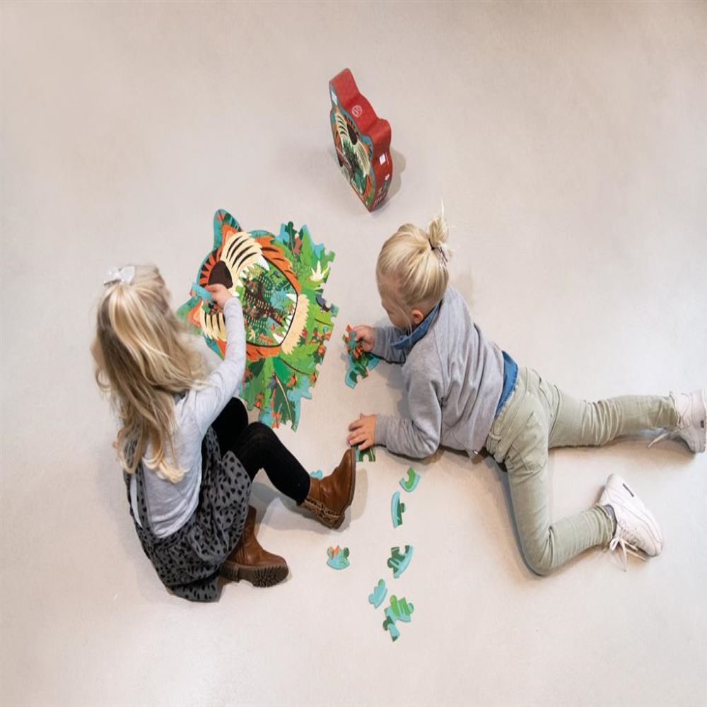 Scratch Europe - Tiger Contour Puzzle - 58Pcs