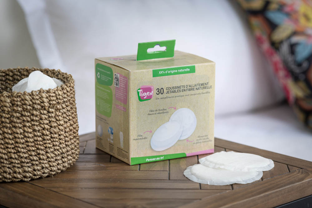 Tigex - 28 Breast Pads From 94% Natural Origin