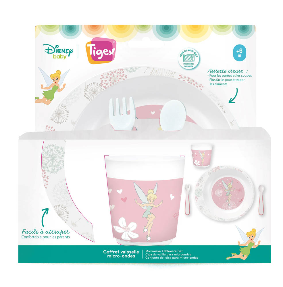 Tigex - Feeding Set 3 Pieces Tinkerbell
