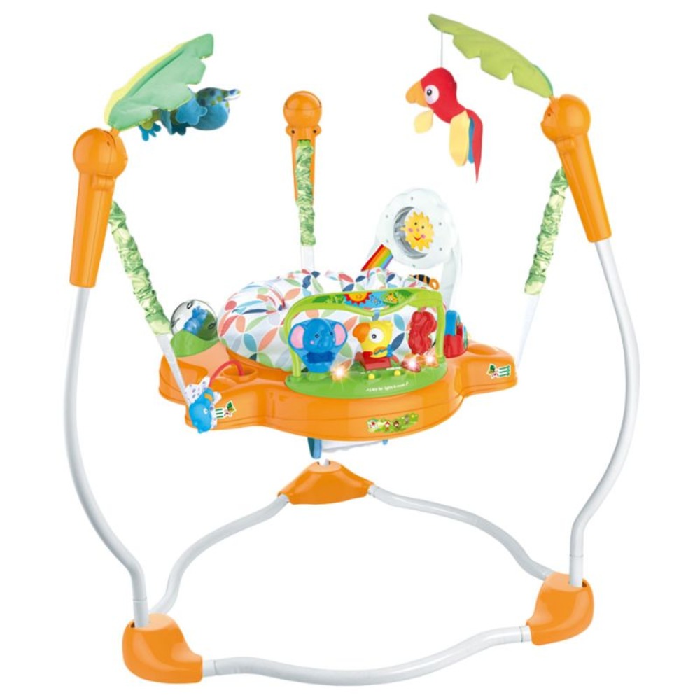 Tiibaby - Baby Jumper with Music & Lights - Orange