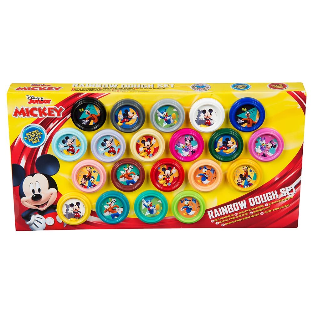 Sambro - Disney Mickey Rainbow Dough Set 20 Tubs