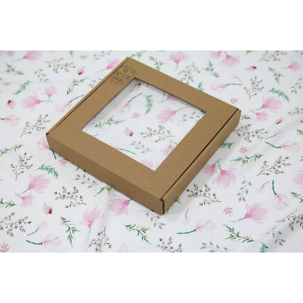 Tiny Star - Bamboo Swaddle Floral - Pink