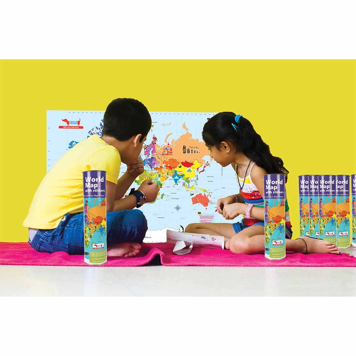 Cocomoco kids - Interactive World Map Kit