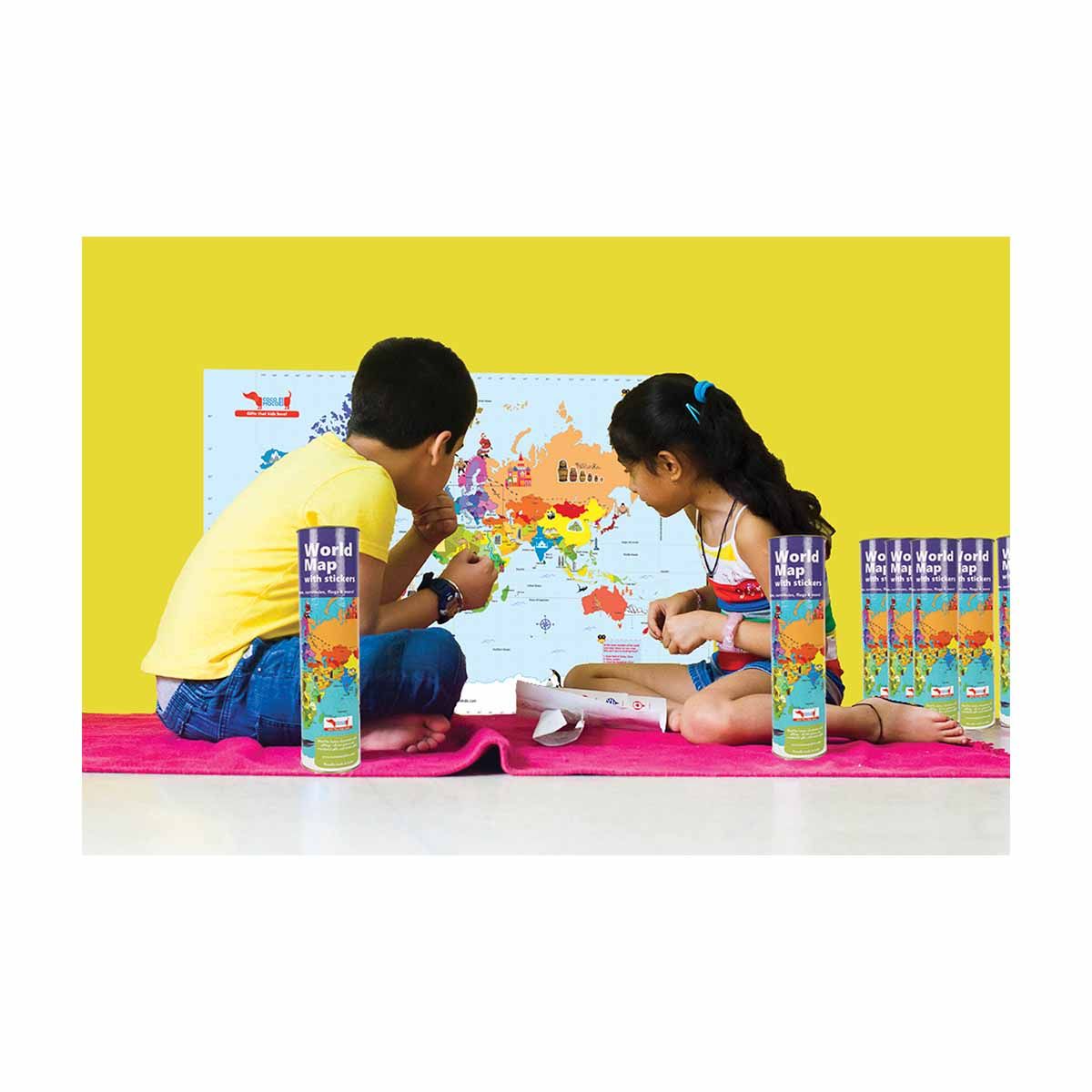 Cocomoco kids - Interactive World Map Kit